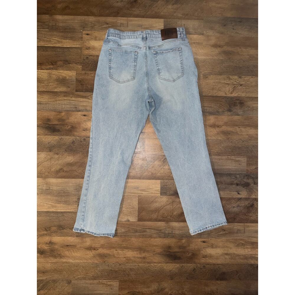 FRYE women’s high rise straight blue jeans - Picture 12 of 16